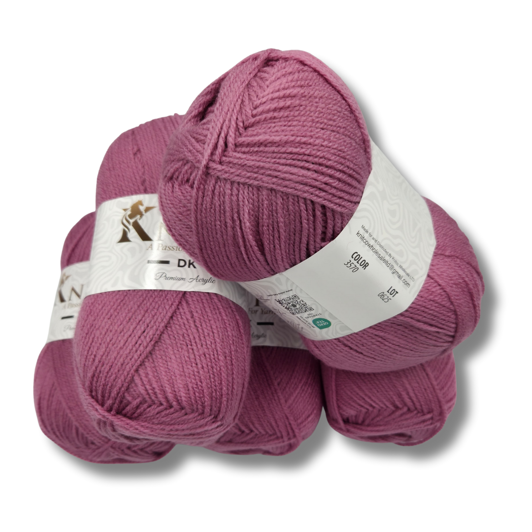 5 Pack - Knitco DK Premium Acrylic 100g / 360m - 58 Colours