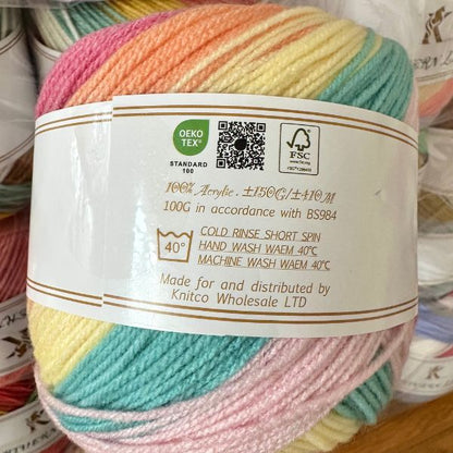 4 Pack - Northern Lights DK 150g - All Colours