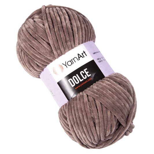 754 YarnArt Dolce Super Chunky Yarn 100g - Light Brown