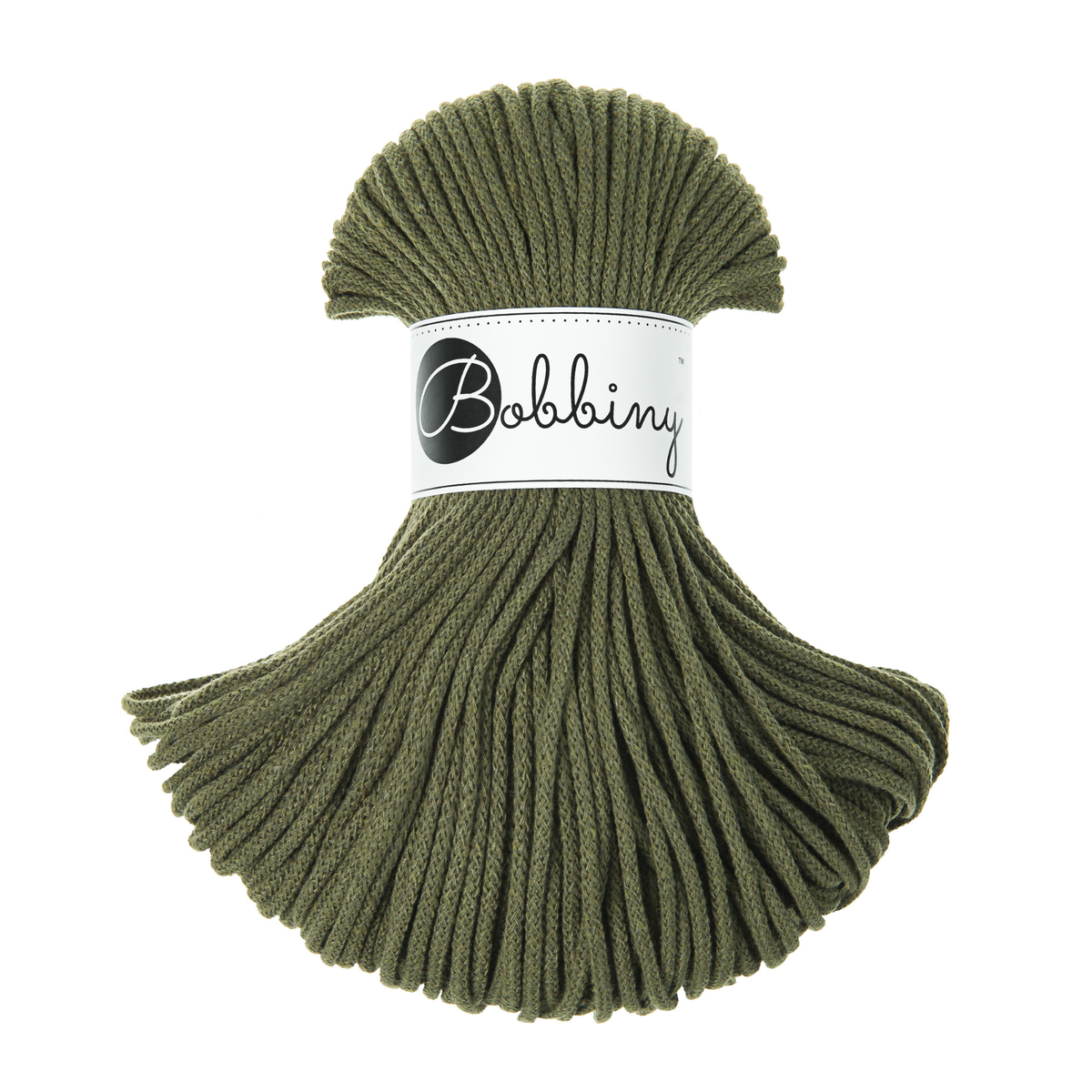 Bobbiny 3mm Braided Cotton Cord 100m ALL COLOURS