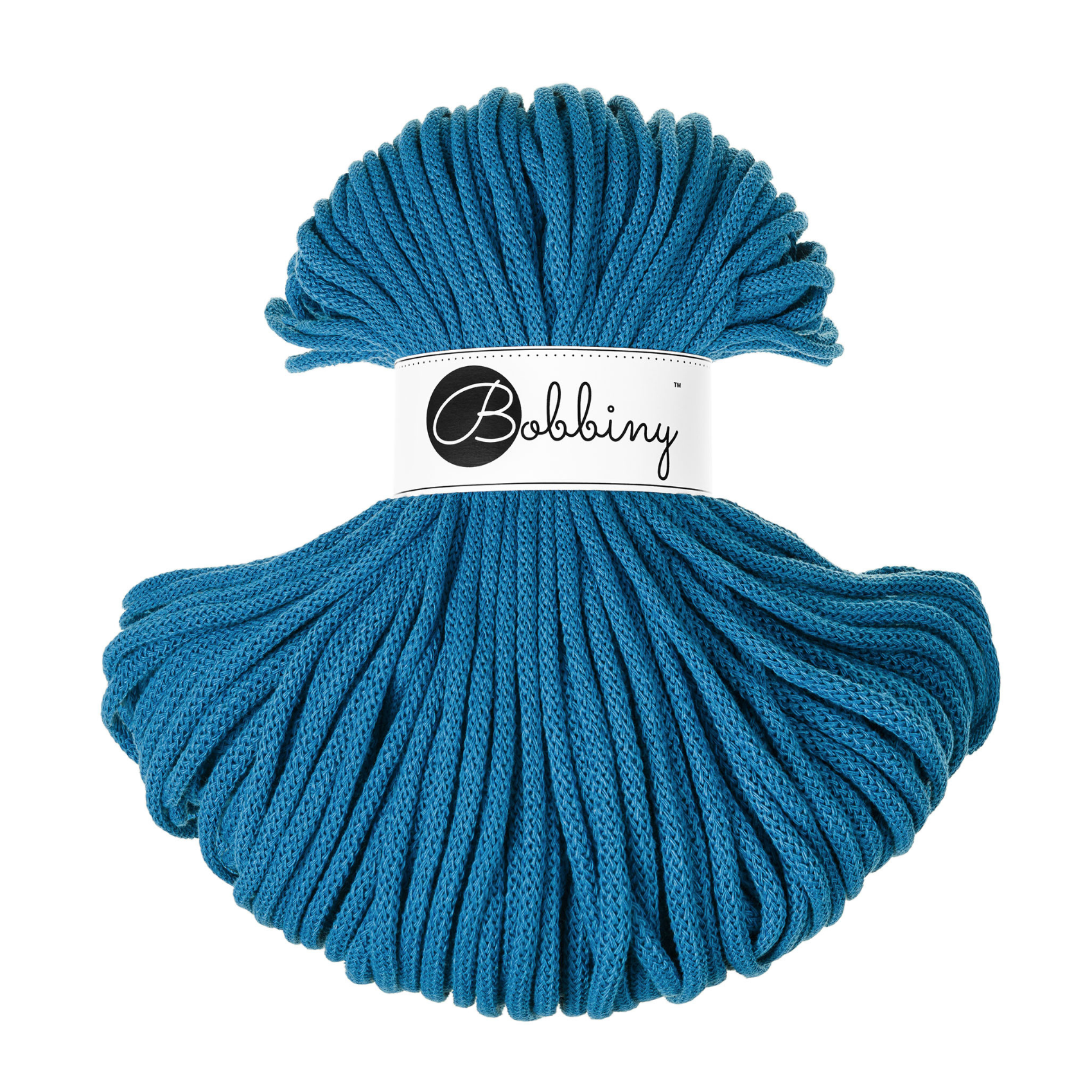 Bobbiny 5mm Braided Cotton Cord 100m ALL COLOURS