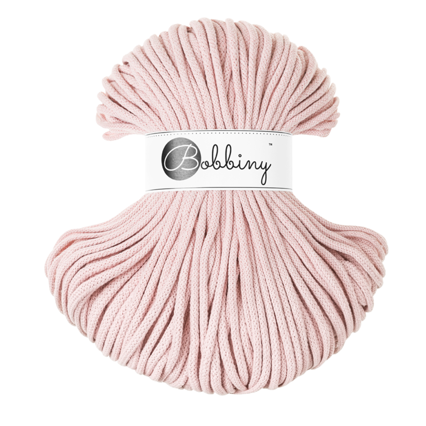 Bobbiny 5mm Braided Cotton Cord 100m ALL COLOURS