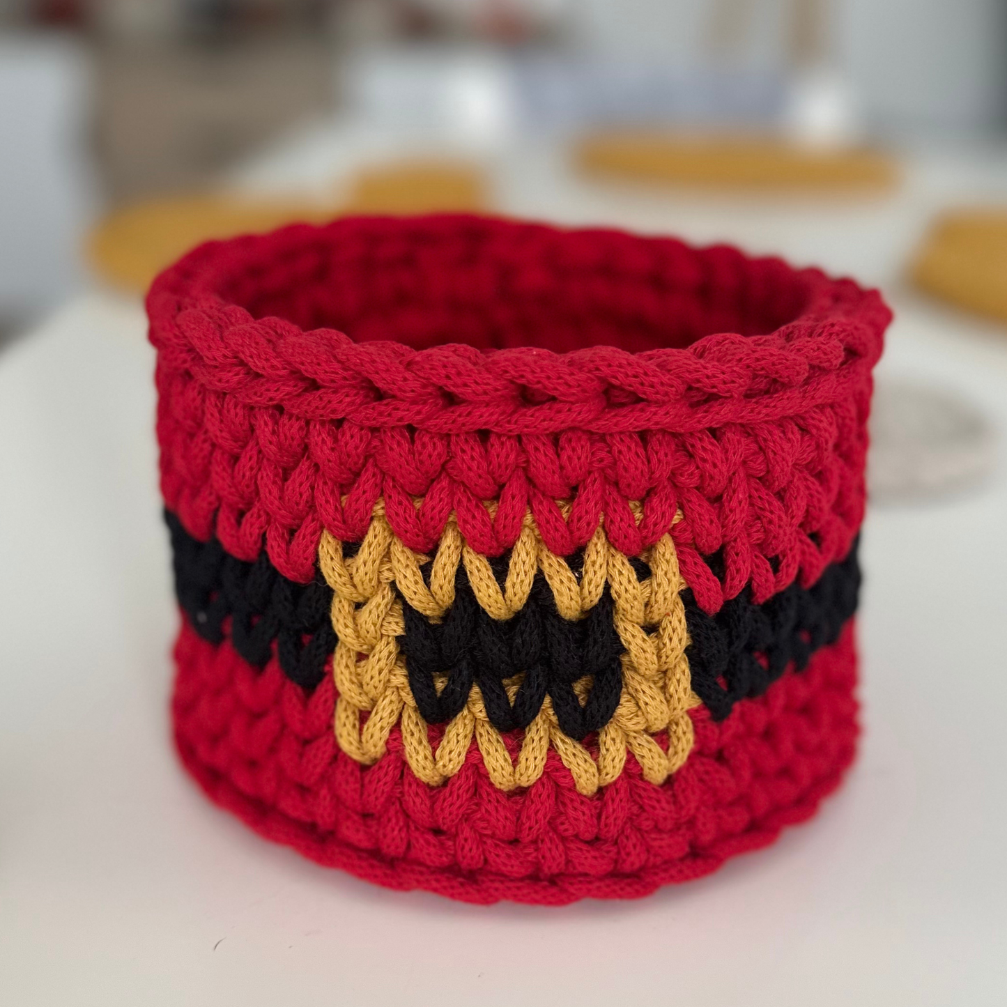 Santa Basket Crochet Kit - Makes 2 Baskets