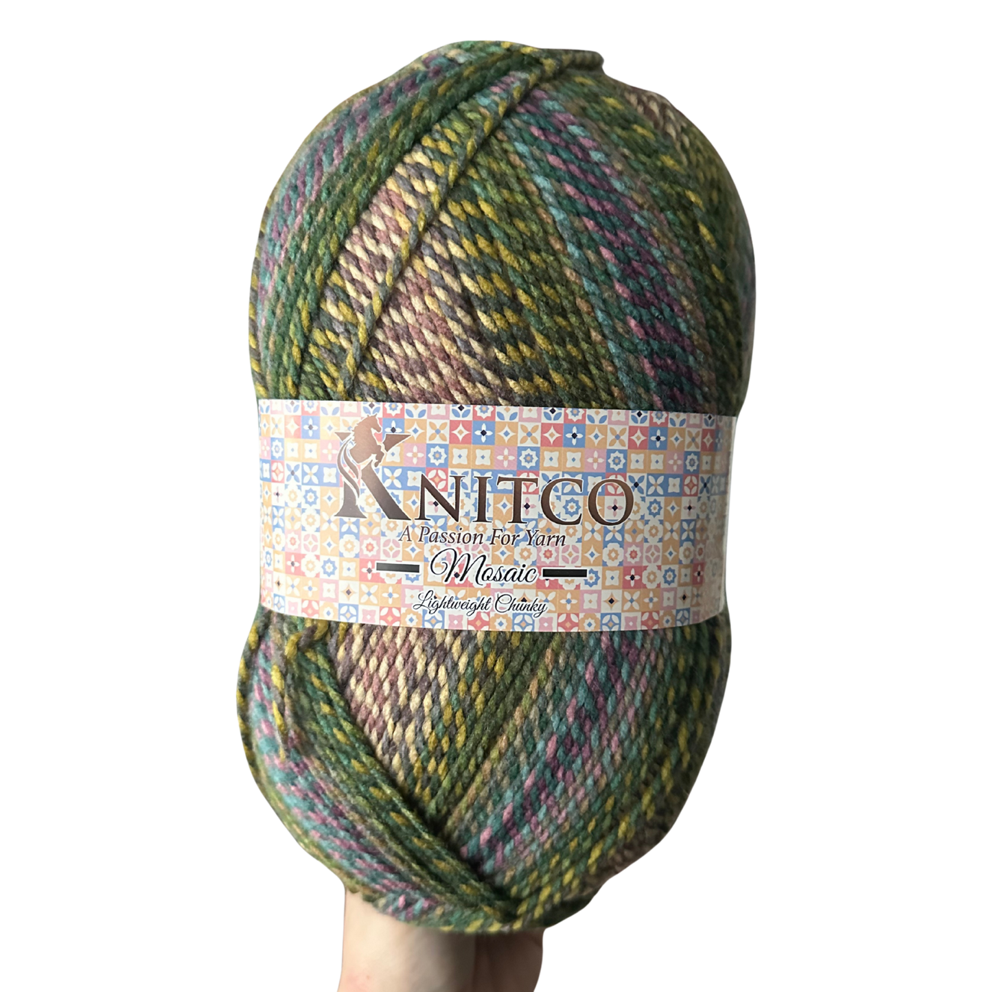 Mosaic Lightweight Chunky – 300g Variegated Yarn (555m)