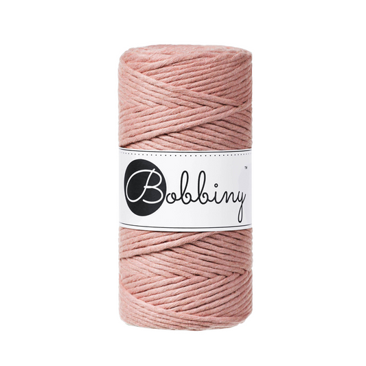 Bobbiny 3mm Macrame Cord 100m - Blush