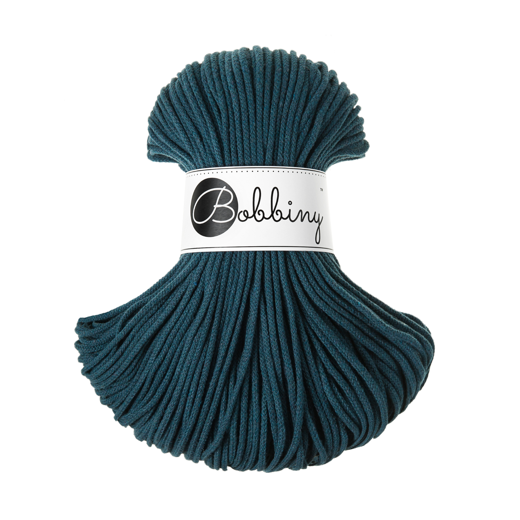 Bobbiny 3mm Braided Cotton Cord 100m ALL COLOURS