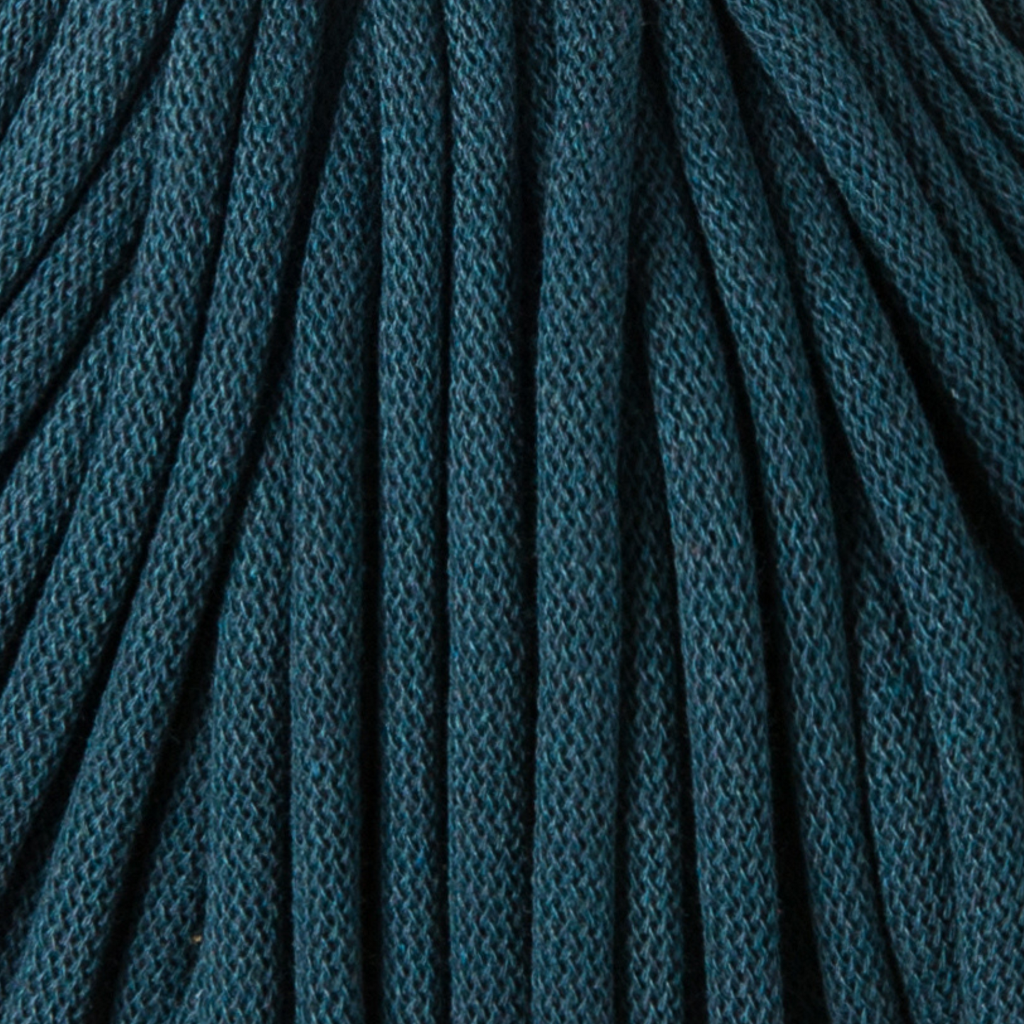 Bobbiny Jumbo 9mm Braided Cotton Cord - Peacock Blue - 100m