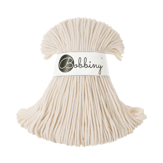 Bobbiny 3mm Braided Cotton Cord 100m ALL COLOURS