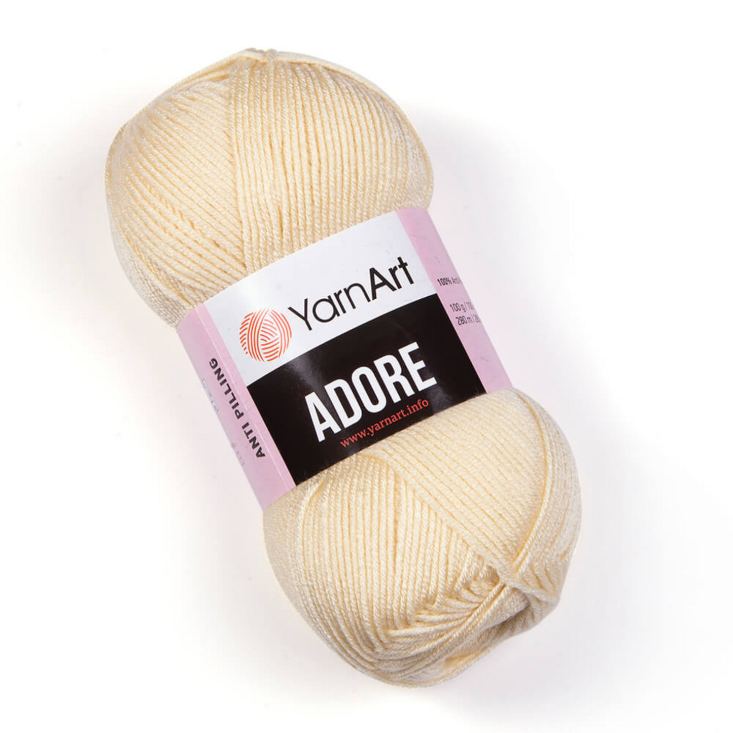 331 YarnArt Adore Yarn 100g - Cream