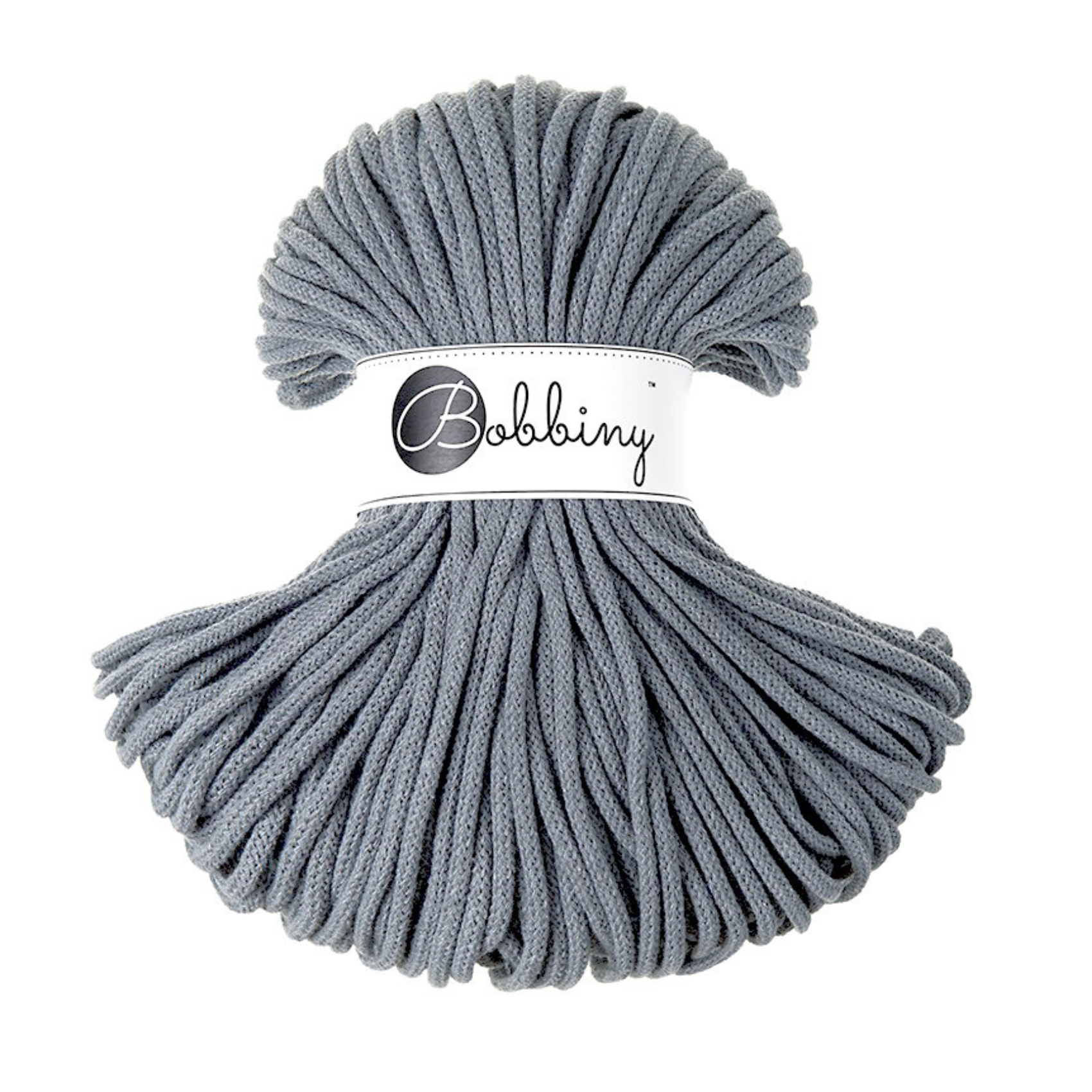 Bobbiny 5mm Braided Cotton Cord 100m ALL COLOURS