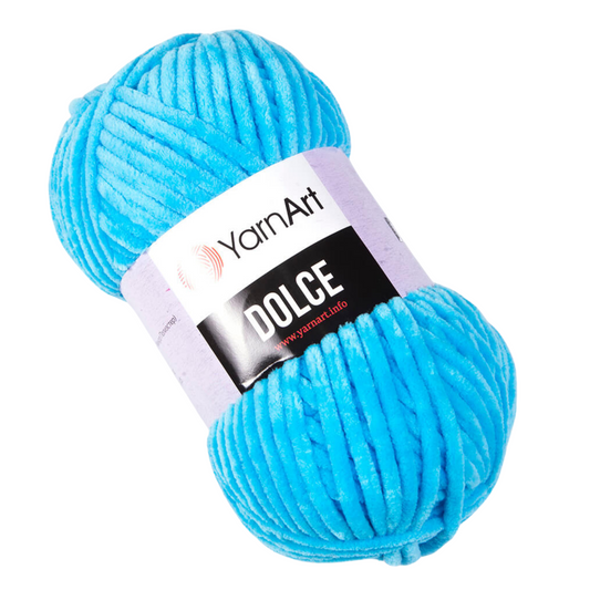 758 YarnArt Dolce Super Chunky Yarn 100g - Aqua Blue