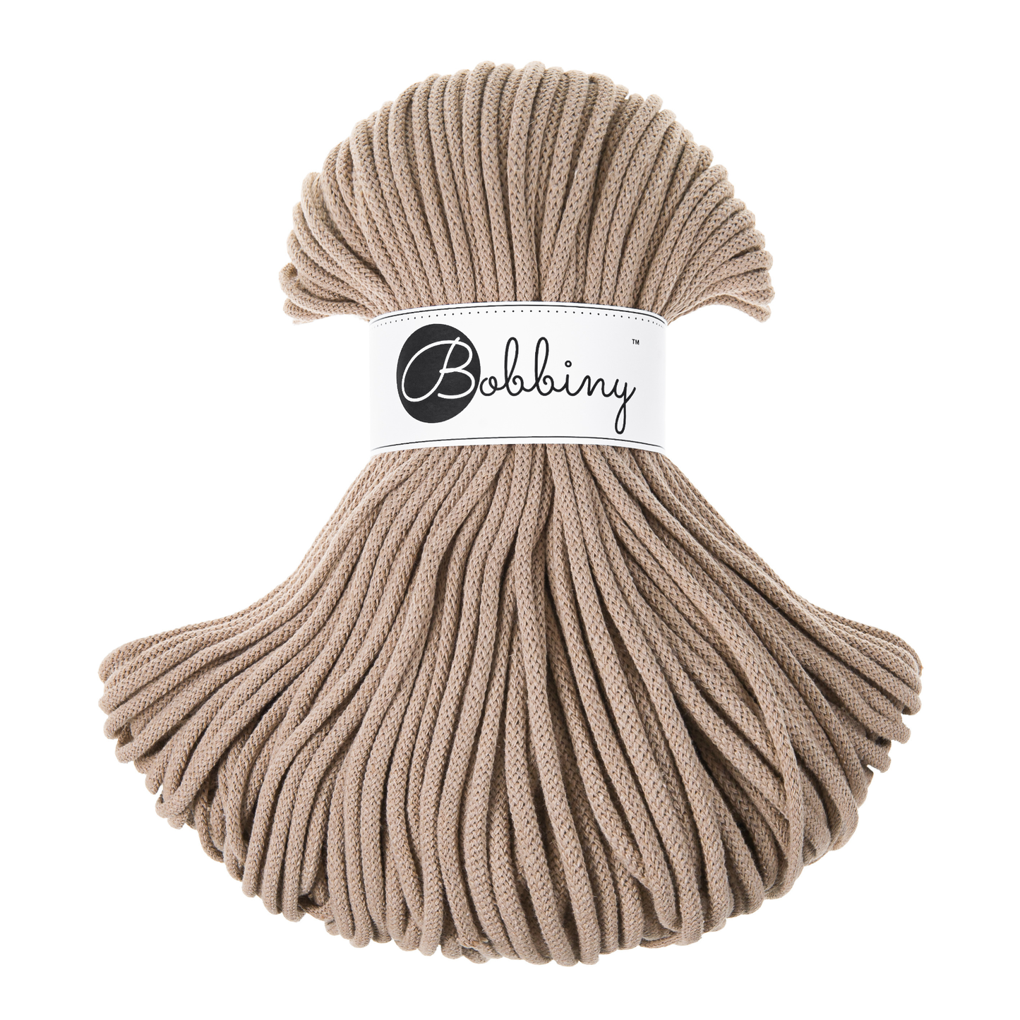 Bobbiny 5mm Braided Cotton Cord 100m ALL COLOURS