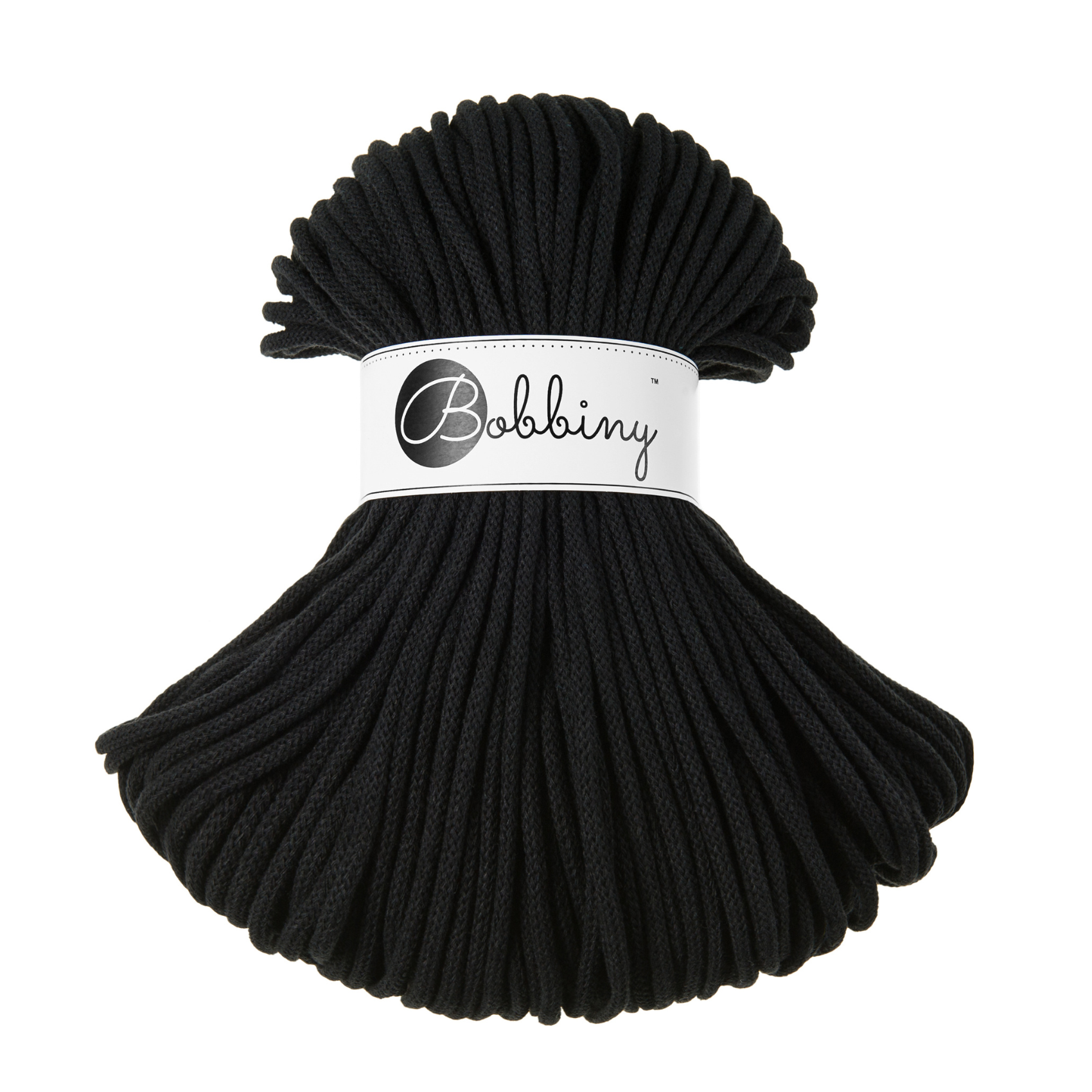 Bobbiny 5mm Braided Cotton Cord 100m ALL COLOURS
