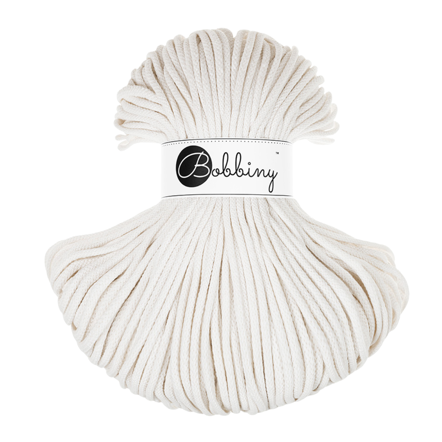 Bobbiny 5mm Braided Cotton Cord 100m ALL COLOURS