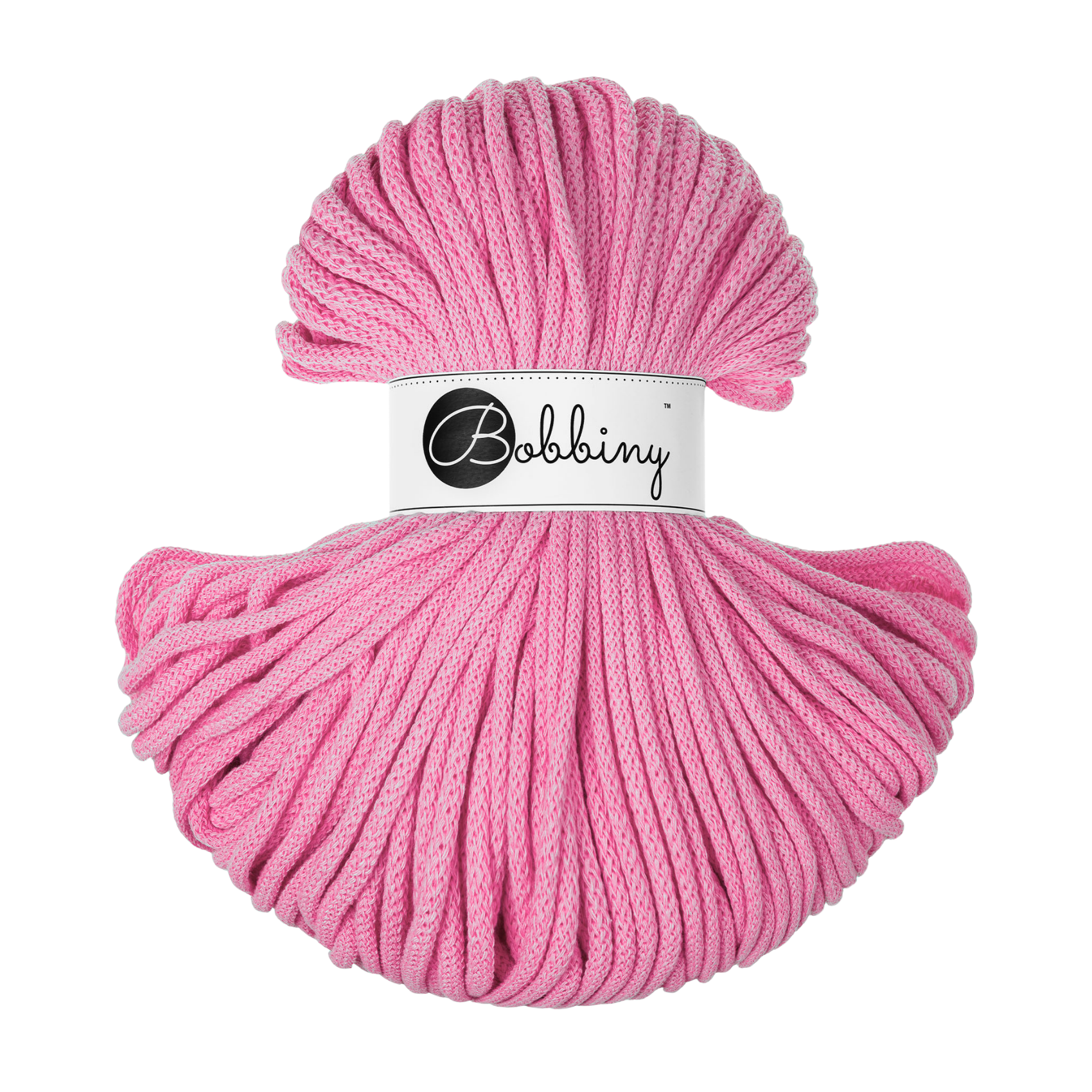 Bobbiny 5mm Braided Cotton Cord 100m ALL COLOURS