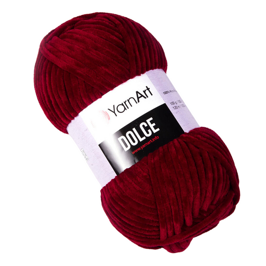 752 YarnArt Dolce Super Chunky Yarn 100g - Burgundy