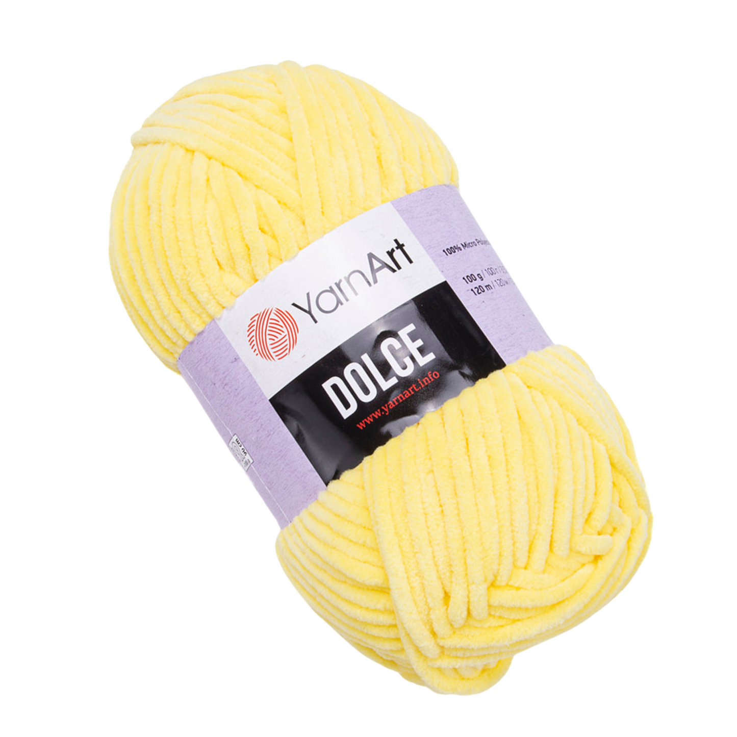 851 YarnArt Dolce Super Chunky Yarn 100g - Sunshine Yellow