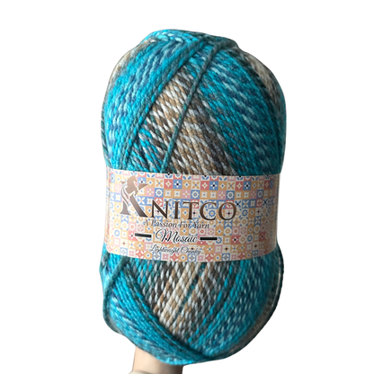 Mosaic Lightweight Chunky – 300g Variegated Yarn (555m)