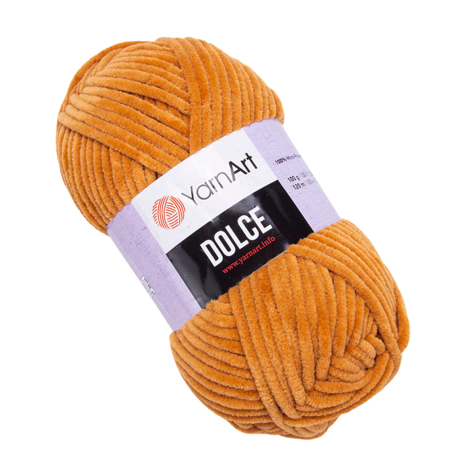 854 YarnArt Dolce Super Chunky Yarn 100g - Amber