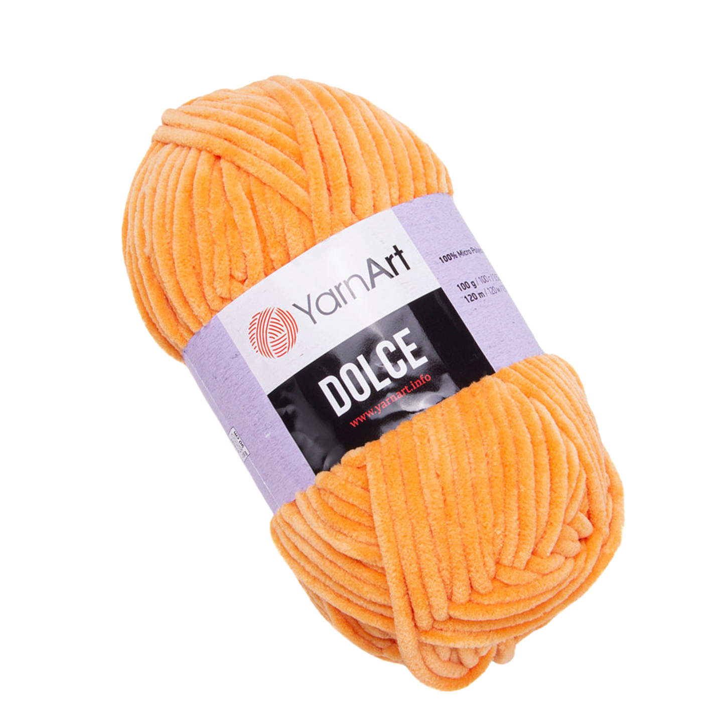 852 YarnArt Dolce Super Chunky Yarn 100g - Pastel Orange