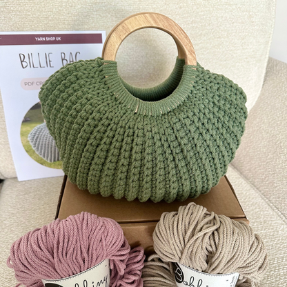 Billie Bag Crochet Kit – SEPTEMBER PRE-ORDER - Available in 20 colours