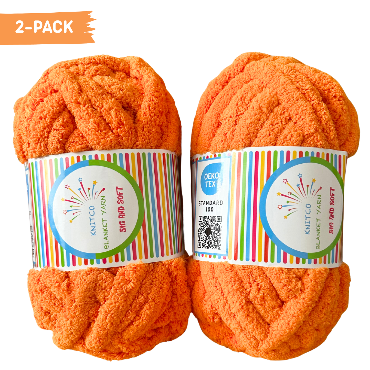 2 Pack Knitco Blanket Yarn – Big & Soft | 250g Super Chunky - ALL COLOURS