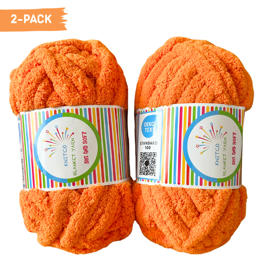 2 Pack Knitco Blanket Yarn – Big & Soft | 250g Super Chunky - ALL COLOURS