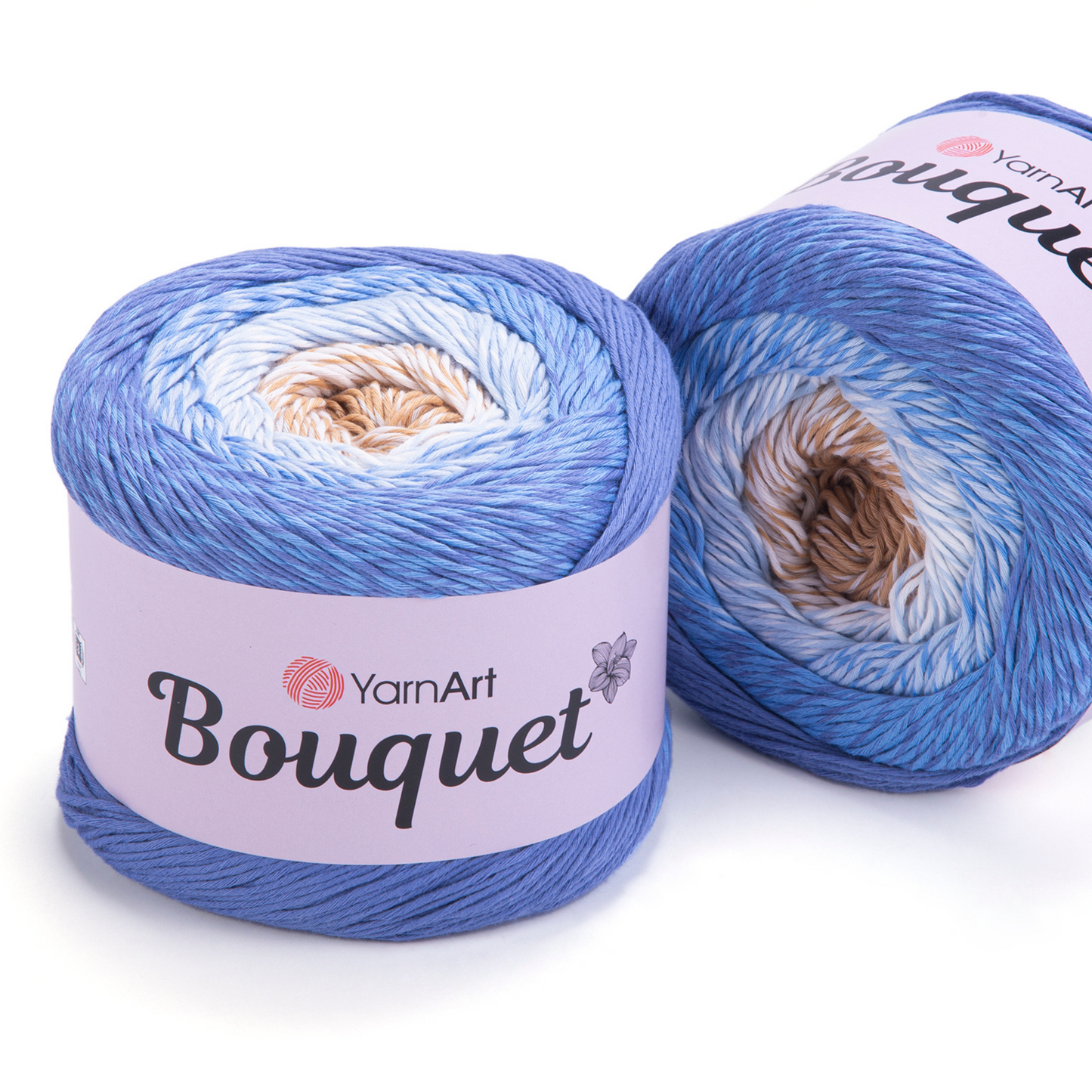 711 - YarnArt Bouquet Cotton Yarn Cake 250g