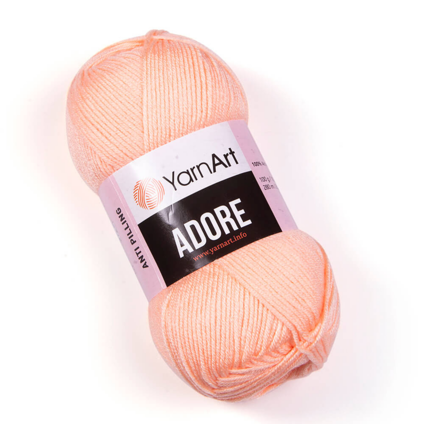 333 YarnArt Adore Yarn 100g - Peach