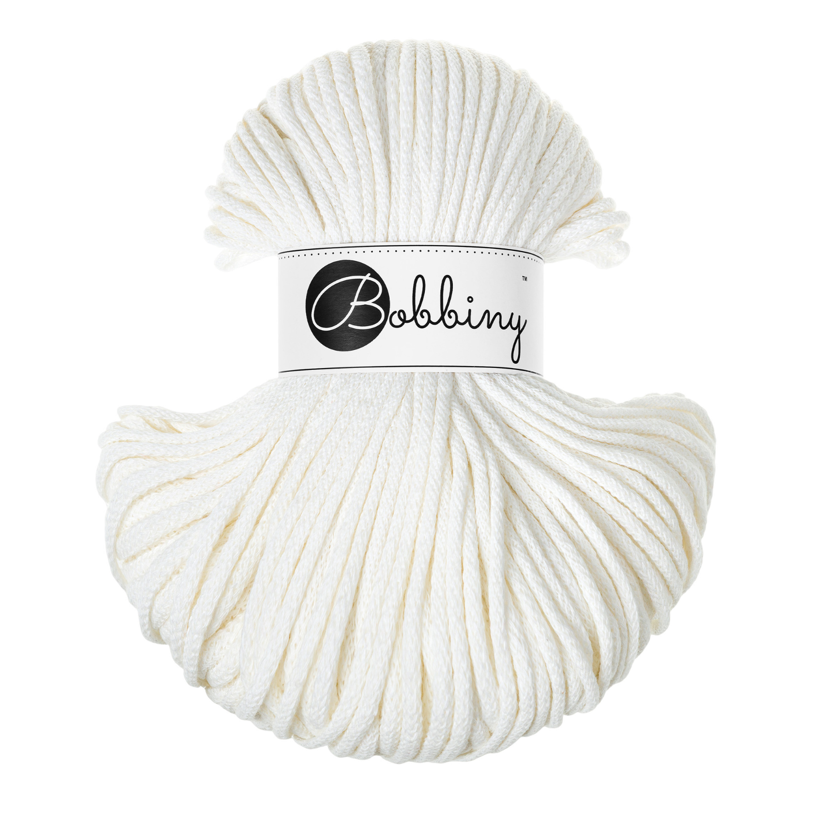 Bobbiny 4mm Braided Cotton Cord 100m ALL COLOURS