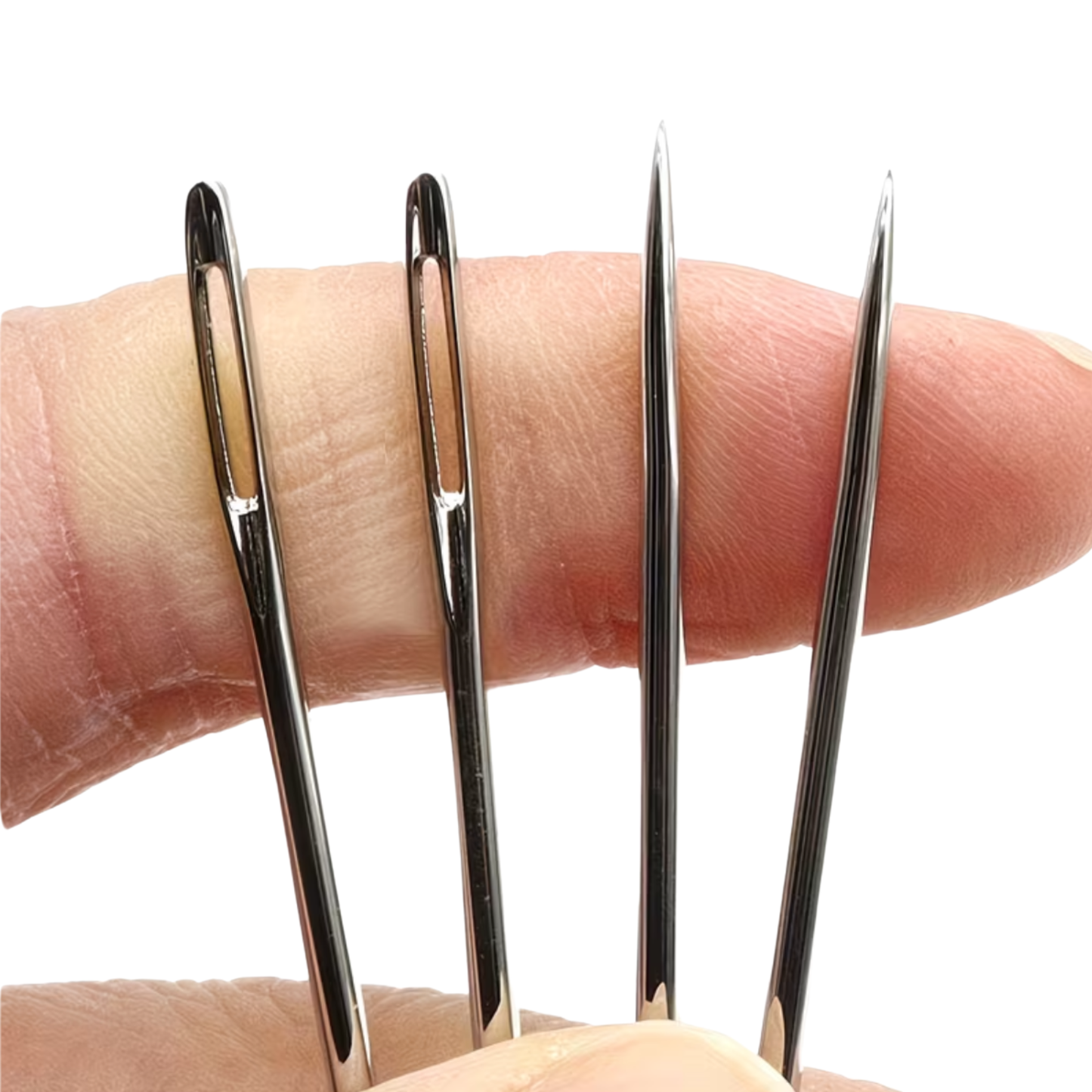 Big Eye Sewing Needles Set with Wooden Storage Box (Set of 5)