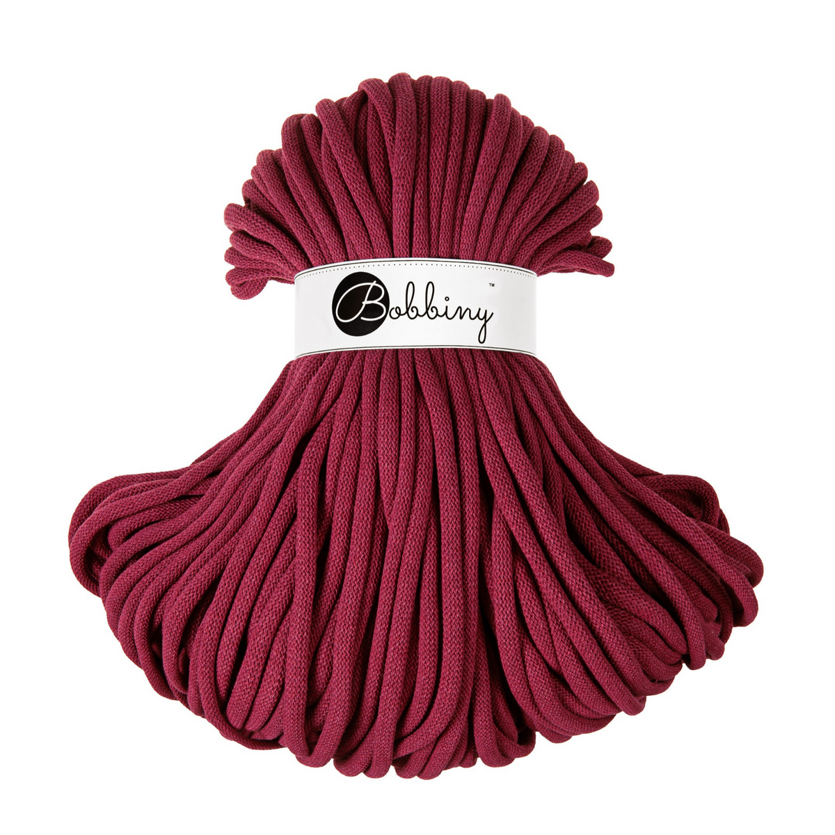 Bobbiny 9mm Jumbo Braided Cotton Cord 100m ALL COLOURS