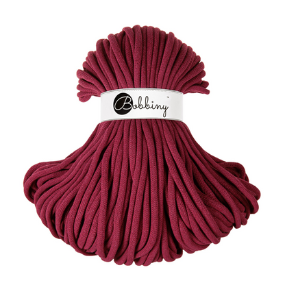 Bobbiny 9mm Jumbo Braided Cotton Cord 100m ALL COLOURS