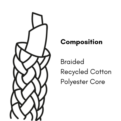Bobbiny 9mm Jumbo Braided Cotton Cord 100m ALL COLOURS