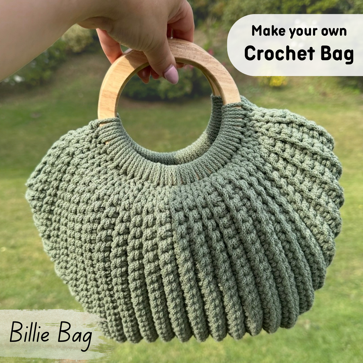 Billie Bag Crochet Kit – SEPTEMBER PRE-ORDER - Available in 20 colours