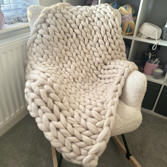 Chenille Chunky Blanket Workshop – Sat 25th April – Prestatyn - 7 spaces available