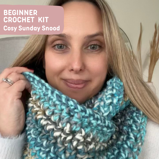 Cosy Sunday Snood | Beginner Crochet Kit | September Pre-Order