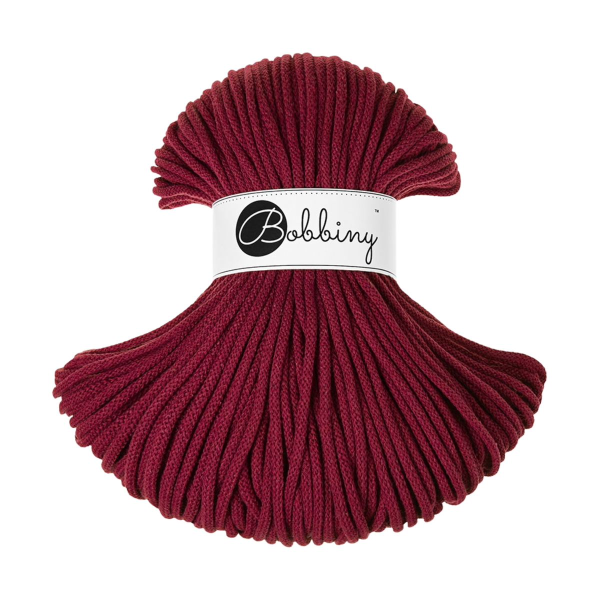 Bobbiny 5mm Braided Cotton Cord 100m ALL COLOURS