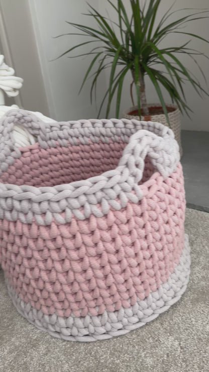 Extra Large Crochet Basket DIY Kit | Make Your Own Large Storage Basket | PRE-ORDER